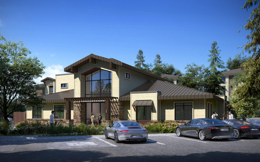 Elkwood Apartments Clubhouse Exterior